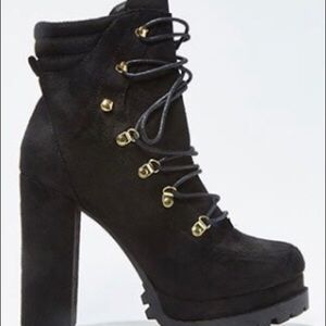 Faux Suade Booties